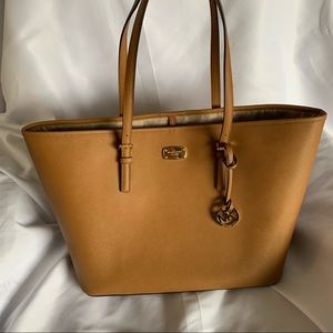Large Oversized Michael Kors Tan Tote Bag